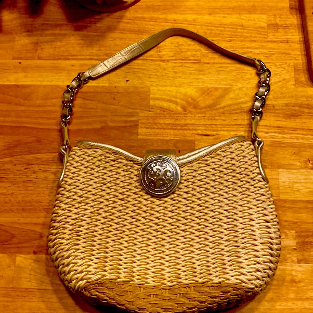 Brighton Woven Straw shoulder Bag